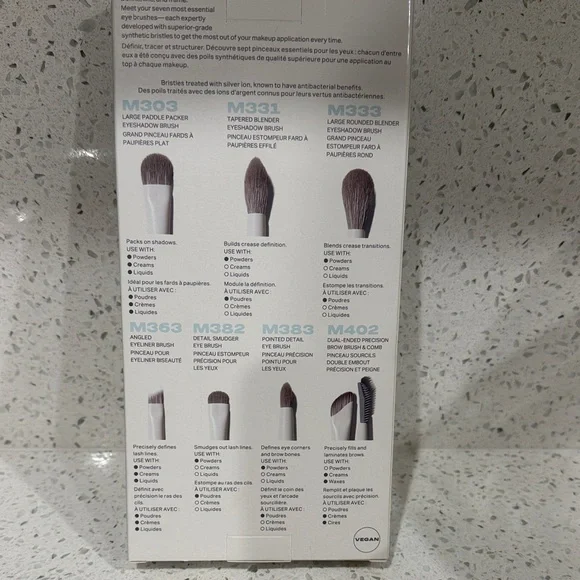 Morphe Eye Want It All Brush Set - White and Black - Picture 2 of 6